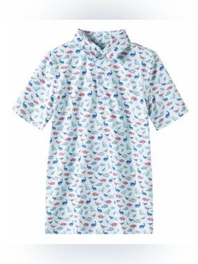 MERIPEX Boys Dino Performance Polo - YL